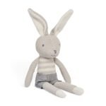 Jollein 037-001-65366 Stofftier Kuscheltier Hase Kaninchen Junge Joey grau 50 cm