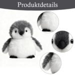 JcvPot Pinguin Kuscheltier, Weiches Stofftier Für Kinder Und Babys, Kuscheltier Pinguin Plüschtier 20 cm, Plüschtier – Bild 6