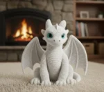 Light Fury Dragon Crochet Pattern, Fantasy Dragon Amigurumi PDF, White Dragon Plush Tutorial – Bild 3