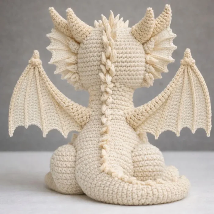Amigurumi Crochet Dragon Pattern, Fantasy Plush Toy DIY – Bild 7